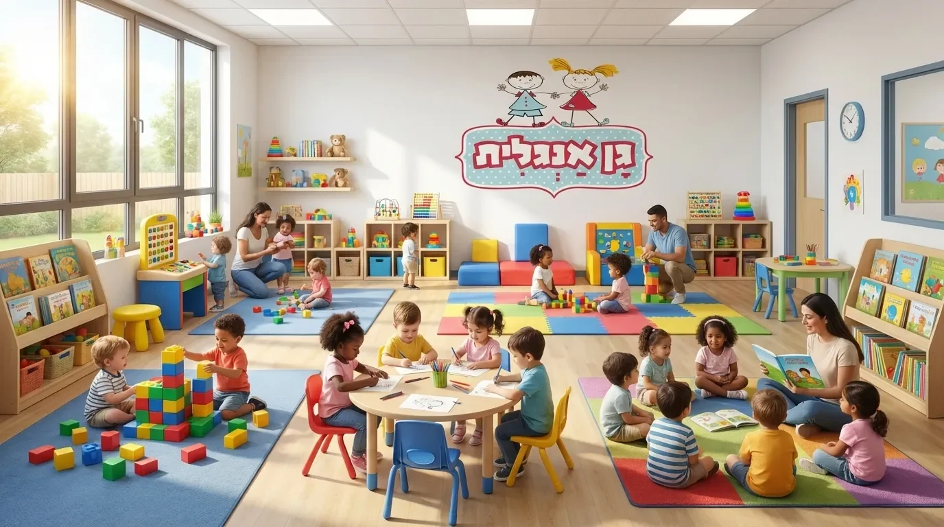גן אנגלית - סביבה חינוכית מהנה לילדים